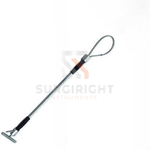 Dispositif de Contrôle Manuel en Acier Inoxydable pour Porcs, Attrape-Cochon, Instrument Vétérinaire de Contrainte du Bétail, Rouge - Product Image 1