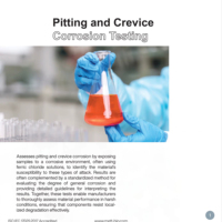 Pitting corrosion laboratory setup