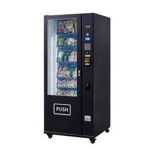 Máquina Expendedora Refrigerada Comercial de 36 Compartimentos para Snacks, Refrescos y Bebidas con Aceptador de Billetes/Monedas ICT y 6 Niveles - Product Image 1