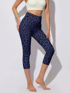 Leggings Deportivos de Cintura Alta con Estampado de Leopardo para Mujer, Venta al Por Mayor, Personalizados, Sin Costuras, Efecto Push-Up, para Gimnasio, Fitness y Yoga - Product Image 4