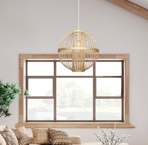 Lustre en bambou très vendu, éclairage décoratif pour restaurants et hôtels - Product Image 4