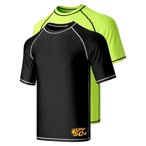 Camiseta Deportiva de Manga Corta para Hombre, Transpirable, de Compresión, para Gimnasio, Suministro del Fabricante - Product Image 1