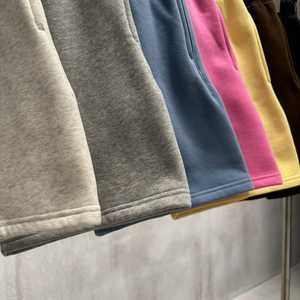 Pantalones Cortos de Lona 100% Algodón para Hombre, Casuales, Sólidos, de Cintura Media, Elásticos, Transpirables, de Secado Rápido, Antiarrugas, con Logotipo Personalizado en la Parte Delantera - Product Image 3