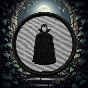 แพทช์ปักลายหยดเลือดสีแดงแบบรีดติด ขอบสีดำ แพทช์เย็บติดเอง ขายส่ง ชุดตราสัญลักษณ์สยองขวัญสไตล์โกธิค 100 ชิ้น - Product Image 5