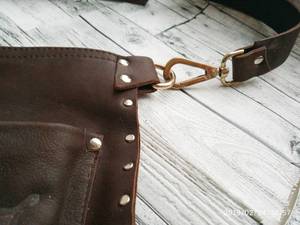 Professional Barber Scissor Holster Leather Hairdressing <b>Tool</b> Bag Case For <b>Shears</b> Combs And Hair Brushes LBSH-0011 - Product Image 5