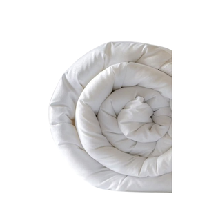 Couette matelassée 100% polyester, garnissage en duvet de canard, respirante, utilisable toute l'année, lavable en machine, blanche - Product Image 4