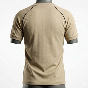 Maillot de football personnalisé OEM pour homme, léger, respirant, en mesh, à manches courtes, protection UV, avec design raglan - Product Image 3