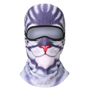 หน้ากากคลุมหน้าแบบระบายอากาศได้  ลายพิมพ์ดิจิทัล  สำหรับเล่นสกี กีฬากลางแจ้ง  งานปาร์ตี้  ผลิตจากโพลีเอสเตอร์  สำหรับทุกเพศ - Product Image 1