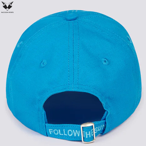 หมวกเบสบอลชายหาดสีน้ำเงินสดแบบมินิมอลพร้อมโลโก้ดวงอาทิตย์ คุณภาพพรีเมียม สำหรับผู้ใหญ่ สินค้าใหม่ รับผลิตตามแบบ - Product Image 4