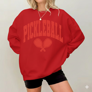 Sweat-shirt décontracté pour femme, coupe ample, col montant, doublure polaire épaisse, idéal pour l'hiver - Product Image 2