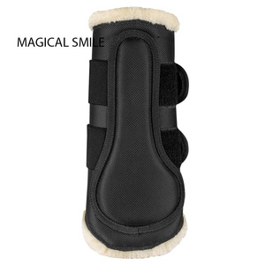 Botas de equitación de alta calidad, cómodas botas de doma, botas resistentes para tendones de las patas delanteras y traseras. - Product Image 1