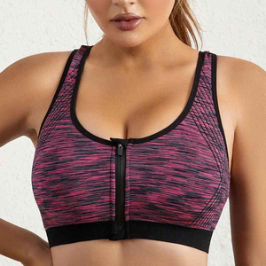 Sujetador Deportivo Transpirable de Alta Sujeción Reversible para Mujer Tallas Grandes, Secado Rápido, Ecológico, con Logotipo Frontal, Spandex/Nylon - Product Image 5