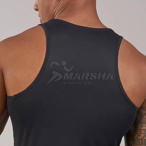 เสื้อกล้ามออกกำลังกายผู้ชาย ดีไซน์ล่าสุด ราคาขายส่ง ผลิตจากวัสดุคุณภาพดี ระบายอากาศได้ดี - Product Image 6