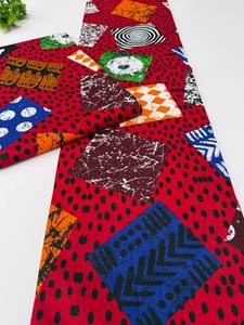 Tissu en sergé de coton imprimé wax africain style Mozambique pour chemises et robes de garçons – Mode moderne - Product Image 6