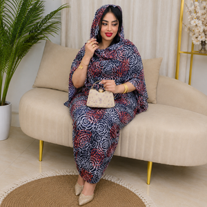 Tela Toub Sudanesa 100% Algodón para Mujer |   Toub Sudanés Tradicional Estampado de 58 Pulgadas de Ancho, Suave, Transpirable y de Calidad Premium - Product Image 3