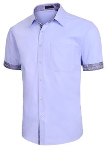 Light Grey Mens Dress Shirt Slim Fit Long Sleeve Button Down Formal Business Casual Office Wedding Party Classic Elegant - Product Image 2