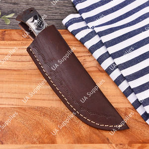 Couteau de chasse et de survie moderne en acier Damas 1095, forgé à la main, à lame pleine, professionnel, pour camping et bushcraft, personnalisable OEM/OBM - Product Image 6