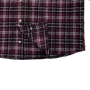 Fabricant de vêtements coupés et cousus sur mesure, chemises à carreaux à manches longues de qualité supérieure, faible MOQ, chemises en flanelle superposées, collection automne - Product Image 4