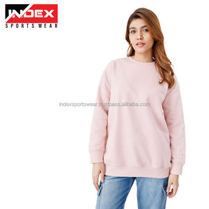 Sudadera Deportiva de Cuello Redondo para Mujer, Color Sólido, Manga Larga, Tejido de Algodón, Ropa Casual de Otoño para Adultos - Product Image 5