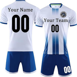 Tenues de football 100 % polyester fabriquées au Pakistan, manches courtes, anti-humidité, personnalisables, vente directe d'usine, prix bas - Product Image 5