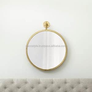 Miroir mural en métal fait main style design Art déco pour les occasions d'anniversaire et de Pâques - Product Image 3