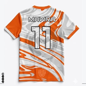 Camiseta de Fútbol Sublimada Personalizada Mawra, Nuevo Diseño Unisex, Uniforme de Fútbol Transpirable, Uniforme de Entrenamiento de Equipo, Camiseta Deportiva de Secado Rápido - Product Image 4