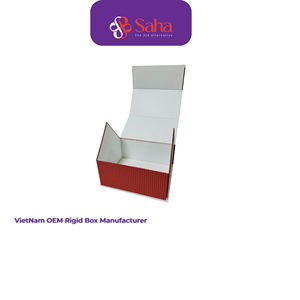 Gift Handmade Recyclable Bio-degradable OEM Customizable Gold Foil Stamping Embossing Matt Lamination Vietnam <b>Kraft</b> Paper <b>Boxes</b> - Product Image 1