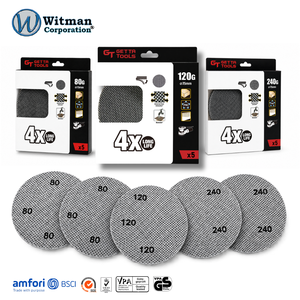 GETTA TOOLS Disques abrasifs en carbure de silicium de 75 mm (3 pouces) à mailles, auto-agrippants, sans poussière, pour mini ponceuse orbitale aléatoire, lot de 5 - Product Image 1