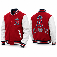 Blousons de baseball personnalisés pour événements, vêtements promotionnels d'équipe, options de décoration avec lettres, numéros, monogrammes et détails appliqués