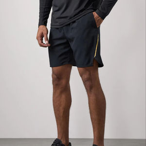 Pantalones Cortos Deportivos Casuales para Hombre con Logotipo Personalizado, Producción en Fábrica, Secado Rápido, Transpirables, de Longitud Media, en Poliéster y Spandex, para Rendimiento Atlético - Product Image 1