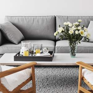 Bandeja de Madera para Servir con Asas, Bandeja Decorativa Rectangular de Madera para el Hogar, para Desayuno, Cena, Bebidas, Cocina - Product Image 4