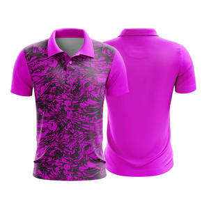 Custom Design <b>Dart</b> Polo Shirts Sublimation <b>Dart</b> Button Jersey for Men Sublimation Polyester Shirts - Product Image 3