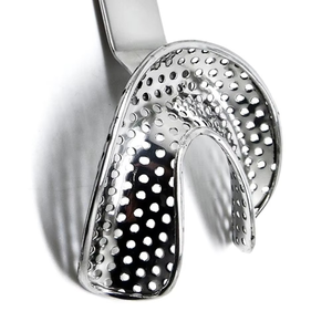 Bandeja de Impresión Dental Perforada de Acero Inoxidable Azicon, Bandeja de Impresión Dental Autoclavable para Mandíbula Superior e Inferior - Product Image 4