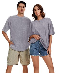 Camiseta Oversize de Diseño para Hombre, Algodón Pesado, Cuello Redondo, Manga Corta, Estilo Urbano, Ajuste Holgado, Casual, a la Moda, Disponible - Product Image 6