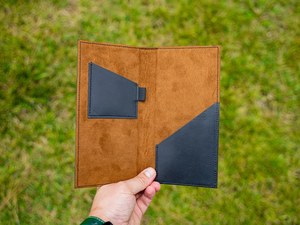 Porte-Comptes de Restaurant en Cuir Véritable avec Poche à Fenêtre, Logo Personnalisé, Livret de Présentation de Factures de Luxe LBH-0062 - Product Image 2