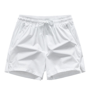 กางเกงขาสั้นวินเทจสไตล์สตรีทแวร์ผู้ชาย ผ้าฝ้ายฟลีซเนื้อนุ่ม สีซีดแบบซันเฟด ความยาวเหนือเข่า เอวแบบรูดเชือก ผู้ผลิต OEM รุ่น AI-SH-16 - Product Image 4