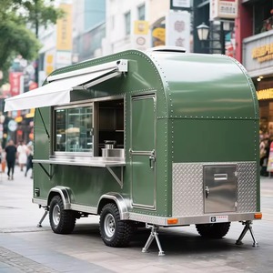 Remorque alimentaire mobile à prix de gros, conçue pour la restauration professionnelle, avec espace de cuisson fonctionnel, structure robuste et pratique - Product Image 4