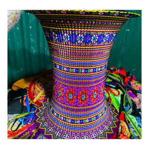 Decorative Hmong Brocade <b>Lantern</b> Handmade Traditional Vietnamese Ethnic Fabric Lamp for Home Hotel Restaurant Cafe and Festival - Product Image 5