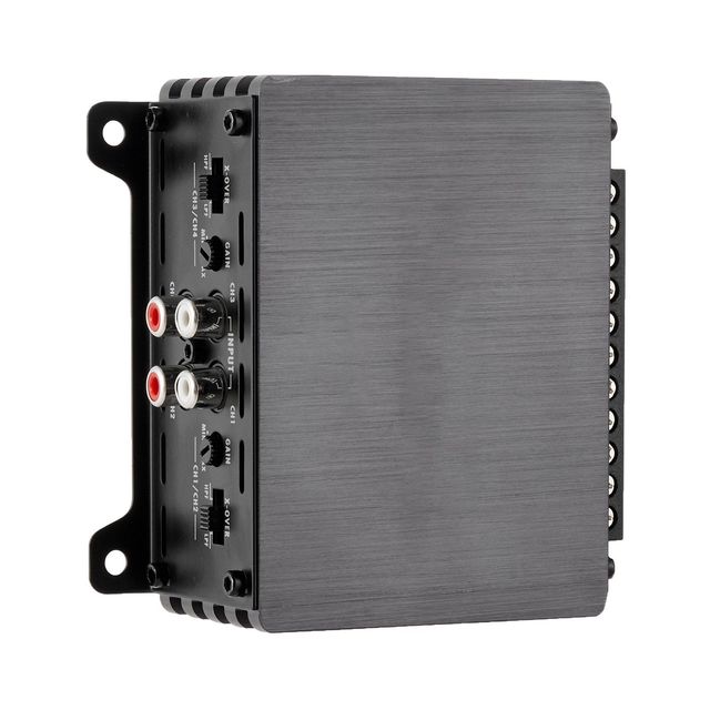 4-Channel Car Audio Amplifier Stable Bridgeable Class D Full Range Max Power 4 X 110W @ 4 Ohm / 4 X 160W @ 2 Ohm Full Range 4 X