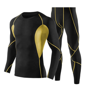 Quick Drying Reversible Plus Size <b>Men</b> Gym <b>Tights</b> Training Clothes Workout Jogging Sports Set Running Fitness <b>Compression</b> - Product Image 1