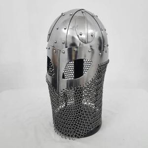 <b>Prime</b> Crafts International Handmade High Carbon Steel Viking Helmet Wearable Medieval Norse Warrior Helmet Simple Design - Product Image 6