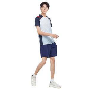 Chemise de badminton personnalisée imprimée pour hommes et femmes, taille plus, respirante, 100% polyester, short de sport, uniforme de tennis - Product Image 2