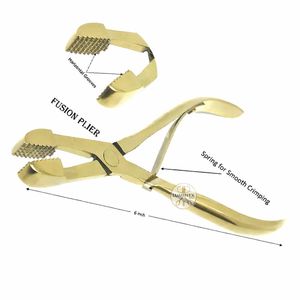 Pinzas de Acero Inoxidable para Remover Extensiones de Cabello con Queratina - Product Image 3