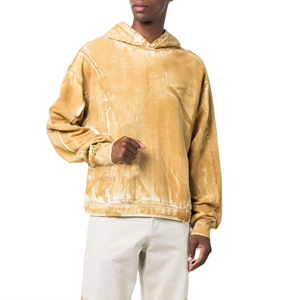 High Quality Streetwear Custom Hoodie Fleece Pullover Vintage Wash Acid Sun fade Hoodie Men Full Sleeve Washed Fabric OEM ODM - Product Image 1