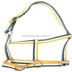 Cabestros estables de caballos ecuestres de primera calidad Correas de nailon de alta calidad Productos de carreras ecuestres y caballos Halter de nailon - Product Image 5