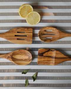 Ustensiles de cuisine en bois, ustensiles de cuisine de qualité supérieure, cuillère en bois personnalisée, ensemble de cuillères en bambou - Product Image 2