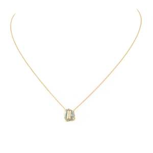 18K Yellow Gold Personalized <b>Initial</b> Pendant-Classic Diamond Cut <b>Chain</b> for Anniversary & Party - Product Image 6