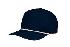 High Quality Structured Rope <b>Cap</b> Custom Logo Golf <b>Baseball</b> Hat 5 Panel Retro 100% Cotton Adjustable Unisex All Season Bulk - Product Image 3