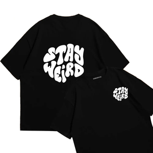 T-shirts en coton 100% tricoté imprimés sur mesure en gros, vêtements pour hommes, mode streetwear, meilleur prix, séchage rapide, respirant - Product Image 4