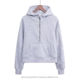 Sweat à capuche unisexe 100% coton de haute qualité pour femmes sweats à capuche lourds pull sweat Logo personnalisé chandails vierges en éponge française - Product Image 2